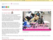 Bild zum Artikel: Telekom plant freies Internet für Flüchtlinge