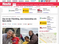 Bild zum Artikel: Von Assad gefoltert, vor IS geflohen: Das ist der Flüchtling, dem Kamerafrau ein Bein stellte