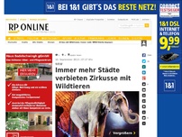 Bild zum Artikel: NRW - Immer mehr Städte verbieten Zirkusse mit Wildtieren