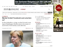 Bild zum Artikel: Hasskommentare: 
  Merkel fordert Facebook zum Löschen auf
