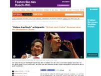 Bild zum Artikel: 'Aktion Arschloch' erfolgreich: 'Schrei nach Liebe' Nummer eins der deutschen Charts