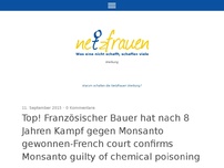 Bild zum Artikel: Top! Französischer Bauer hat nach 8 Jahren Kampf gegen Monsanto gewonnen-French court confirms Monsanto guilty of chemical poisoning