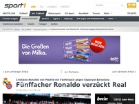 Bild zum Artikel: Fünferpack: Ronaldo schießt Real an die Spitze