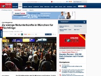 Bild zum Artikel: 10.000 Neuankömmlinge am Samstag - Neuer Rekord! München am Limit - Tausende Notplätze für Flüchtlinge fehlen