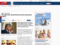 Bild zum Artikel: Ungarns Viktor Orban - 'Es gibt kein Grundrecht auf ein besseres Leben'