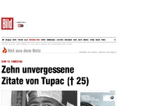 Bild zum Artikel: Zum 19. Todestag - Zehn unvergessene Zitate von Tupac