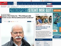 Bild zum Artikel: Sie sind hoch motiviert - Daimler-Chef Zetsche: 'Flüchtlingswelle könnte neues Wirtschaftswunder auslösen'
