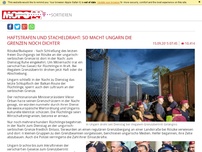 Bild zum Artikel: Haftstrafen und Stacheldraht: So macht Ungarn die Grenzen dicht