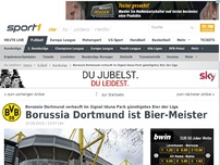 Bild zum Artikel: Borussia Dortmund ist Bier-Meister