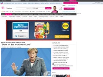 Bild zum Artikel: Angela Merkel verteidigt Vorgehen: 'Dann ist das nicht mein Land'