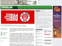 Bild zum Artikel: FC St. Pauli will nicht mit 'Bild'-Logo auflaufen