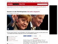 Bild zum Artikel: Kanzlerin in der Flüchtlingskrise: Die wahre Angela M.