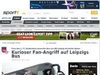 Bild zum Artikel: Fans bewerfen Leipzig-Bus mit Geldscheinen
