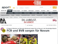 Bild zum Artikel: FCB und BVB sorgen für Novum