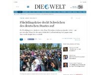 Bild zum Artikel: Innere Sicherheit: Flüchtlingskrise deckt Schwächen des deutschen Staates auf