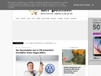 Bild zum Artikel: Der Hausmeister war's! VW präsentiert Einzeltäter hinter Abgas-Affäre
