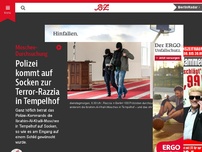Bild zum Artikel: SEK kommt auf Socken zur Terror-Razzia in Tempelhof