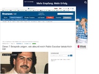 Bild zum Artikel: Diese 7 Beispiele zeigen, wie absurd reich Pablo Escobar tatsächlich war