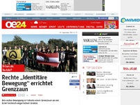 Bild zum Artikel: Rechte „Identitäre Bewegung“ errichtet Grenzzaun
