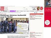 Bild zum Artikel: Flüchtlinge: Geheimer Asylbericht sorgt für Wirbel