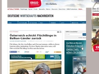 Bild zum Artikel: Österreich schickt Flüchtlinge in Balkan-Länder zurück