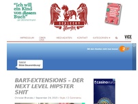 Bild zum Artikel: Bart-Extensions – Der Next Level Hipster Shit