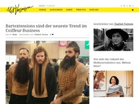 Bild zum Artikel: Bartextensions sind der neueste Trend im Coiffeur-Business