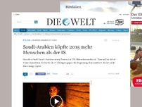 Bild zum Artikel: UN-Menschenrechtsrat: Saudi-Arabien köpfte 2015 mehr Menschen als der IS