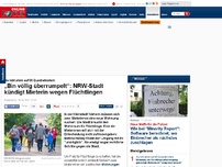 Bild zum Artikel: Sie lebt allein auf 90 Quadratmetern - „Bin völlig überrumpelt“ – NRW-Stadt Nieheim kündigt Mieterin wegen Flüchtlingen