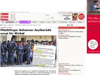 Bild zum Artikel: Flüchtlinge: 'Asyl-Geheimbericht' sorgt für Wirbel