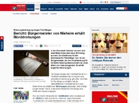Bild zum Artikel: Wohnungskündigung wegen Flüchtlingen - Bericht: Bürgermeister von Nieheim erhält Morddrohungen