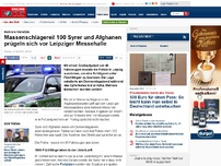 Bild zum Artikel: Mehrere Verletzte - Massenschlägerei! 100 Syrer und Afghanen prügeln sich vor Leipziger Messehalle