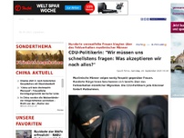 Bild zum Artikel: CDU-Politikerin fordert: Zuwanderer müssen sich zu deutschen Grundwerten bekennen