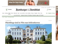 Bild zum Artikel: 170 Menschen: Flüchtlinge werden in Plön zu Schlossherren