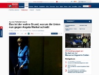 Bild zum Artikel: Aus dem Tiefschlaf erwacht - Das ist der wahre Grund, warum die Union nun gegen Angela Merkel schießt