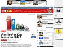 Bild zum Artikel: Wien: Kopf-an-Kopf- Rennen um Platz 1