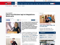 Bild zum Artikel: Nach Imam-Eklat - CDU-Frau Klöckner legt im Integrations-Streit nach