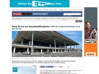 Bild zum Artikel: Neue Panne am Hauptstadtflughafen: 600 Brandschutzwände sind gar keine