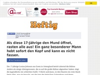 Bild zum Artikel: Als diese 17-Jährige den Mund öffnet, rasten alle aus! Ein ganz besonderer Mann hebt sofort den...