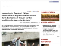 Bild zum Artikel: Innenminister Saarland: 'Wilde, unkontrollierte Migrantenströme ziehen durch Deutschland - Frauen werden beleidigt, die Aggressivität steigt'