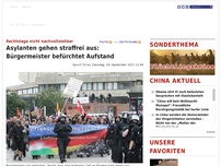 Bild zum Artikel: Asylanten gehen straffrei aus: Bürgermeister befürchtet Aufstand