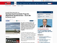 Bild zum Artikel: Knapp 600 Plätze blieben einfach leer - Sachsen bucht hunderte Flüge für abgelehnte Asylbewerber – doch die kommen nicht