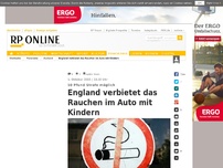 Bild zum Artikel: 50 Pfund Strafe möglich - England verbietet das Rauchen im Auto mit Kindern