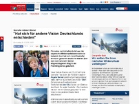Bild zum Artikel: CSU-Chef findet deutliche Worte - Seehofer kritisiert Merkel: 'Hat sich für andere Vision Deutschlands entschieden'