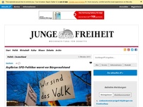Bild zum Artikel: Asylkrise: SPD-Politiker warnt vor Bürgeraufstand