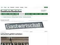 Bild zum Artikel: Beschäftigung - Leiharbeit gehört verboten