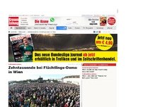 Bild zum Artikel: Mehrere Zehntausend bei Flüchtlings-Demo in Wien