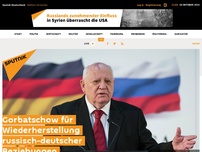 Bild zum Artikel: Gorbatschow für Wiederherstellung russisch-deutscher Beziehungen