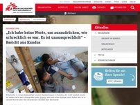 Bild zum Artikel: „Ich habe keine Worte, um auszudrücken, wie schrecklich es war. Es ist unaussprechlich“ – Bericht aus Kundus