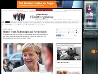 Bild zum Artikel: Flüchtlingskrise: Merkel lehnt Änderungen am Asylrecht ab